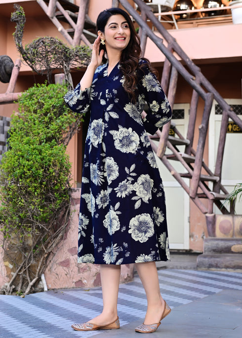Designer Blue Dress